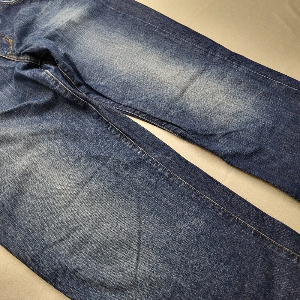 Joes Jeans The Rebel Blue Jeans Straight Leg Relaxed Fit 39/34 Baggy 90s Y2K
